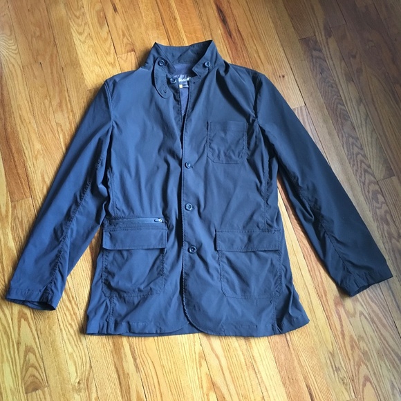 Eddie Bauer Travex Blazer Jacket Slate 